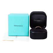 Tiffany Wedding Band 18K Rose Gold 3 Diamonds